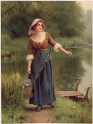 Een Rustieke Schoonheid, uit de Pears Annual, 1912